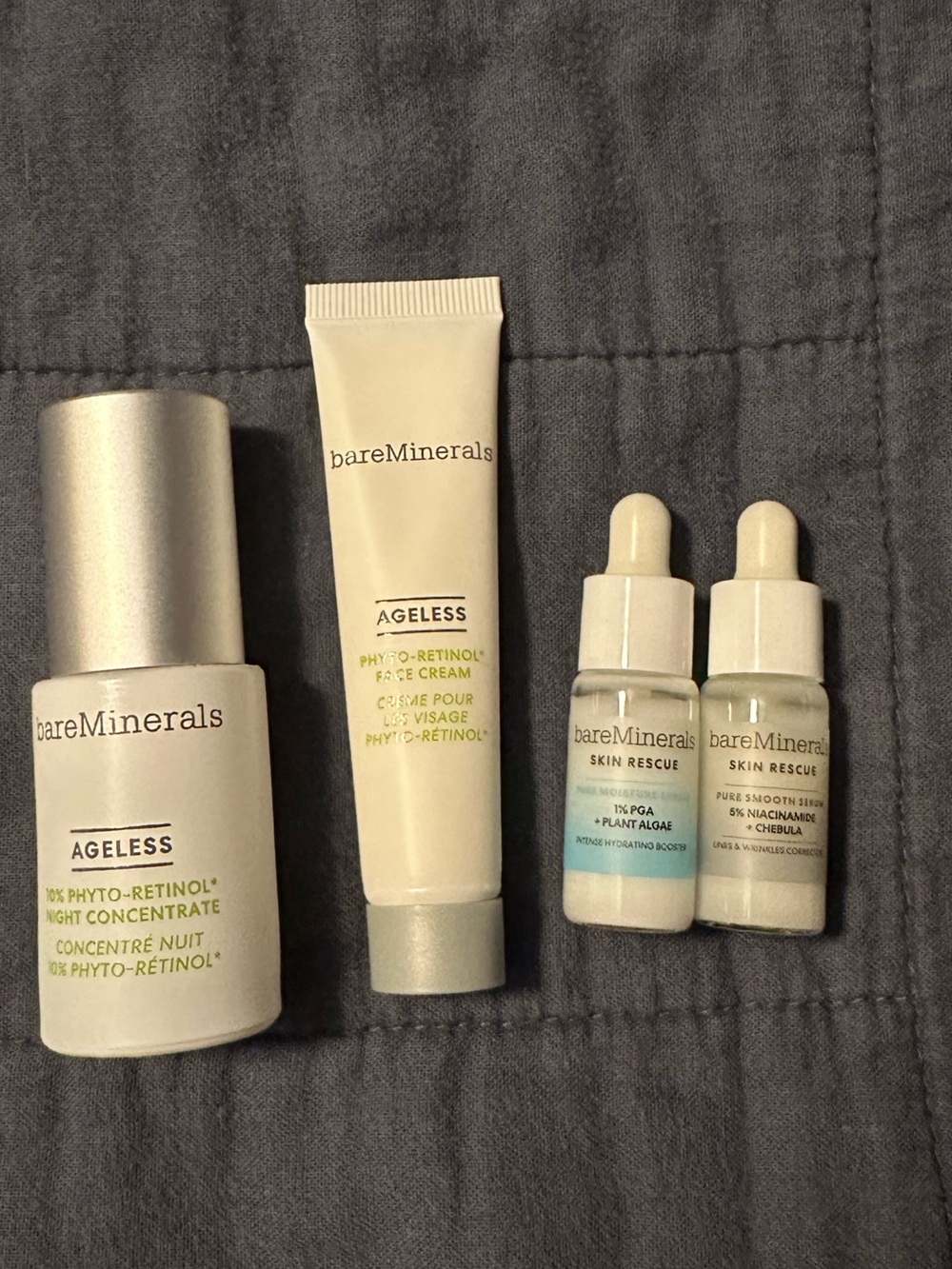 bareMinerals Ageless and Skin Rescue Skincare Set
